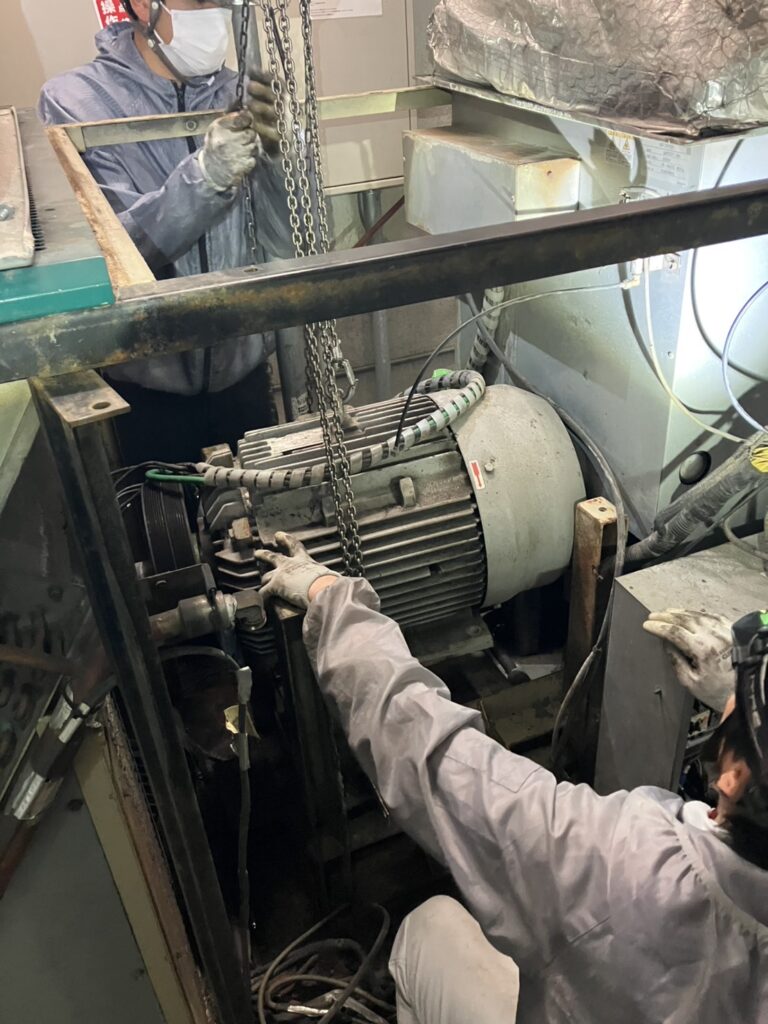 モーター取り外し