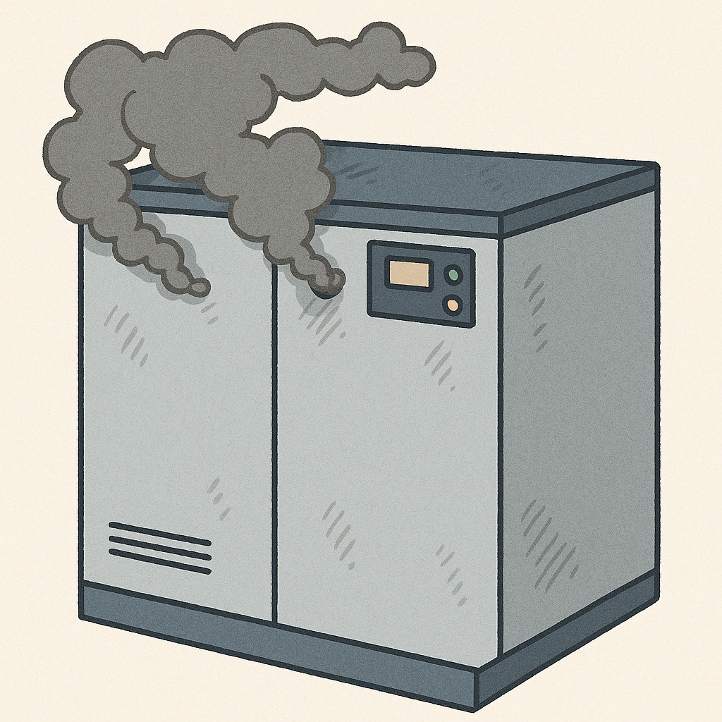 コンプレッサー故障